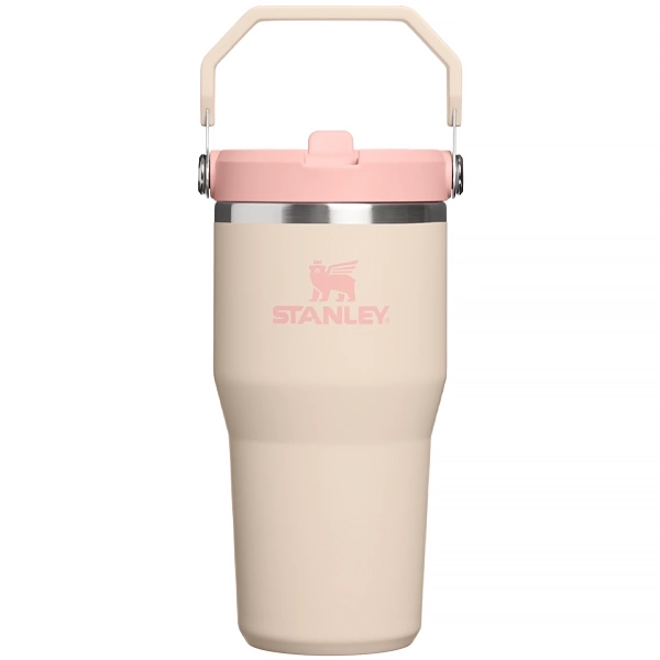 Botella térmica Stanley The IceFlow Flip Straw Tumbler 591 ml - Champagne
