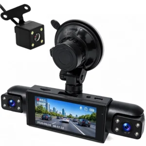 Cámara Automotiva Satellite A-DVR4011 con Pantalla de 3.16" - Negra