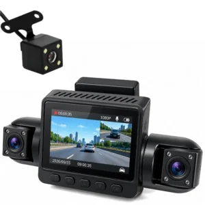 Cámara Automotiva Satellite A-DVR4012 con Pantalla de 2" - Negra