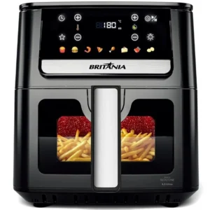 Freidora eléctrica Britânia BAF65A 1.700 watts 6.5 Litros 127V ~ 60Hz - Negra