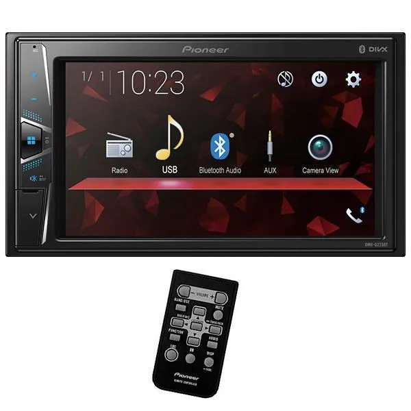 Multimídia Receiver Pioneer DMH-G225BT 4 de 50 watts con USB Bluetooth - Negro