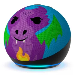 Amazon Echo Dot Alexa 5ª Generación Kids 2022 - Fire Dragon