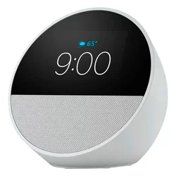 Amazon Echo Spot 2024 Smart Alarm Clock Alexa - Blanco