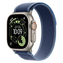 Apple Watch Ultra 3 MEWU4AF/A GPS Maleta de titanio natural 49 mm - Blue Loop Trail M/L