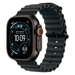 Apple Watch Ultra 3 MF0J4LW/A Celular + GPS Caja Titanio Negro 49mm - Océano Negro