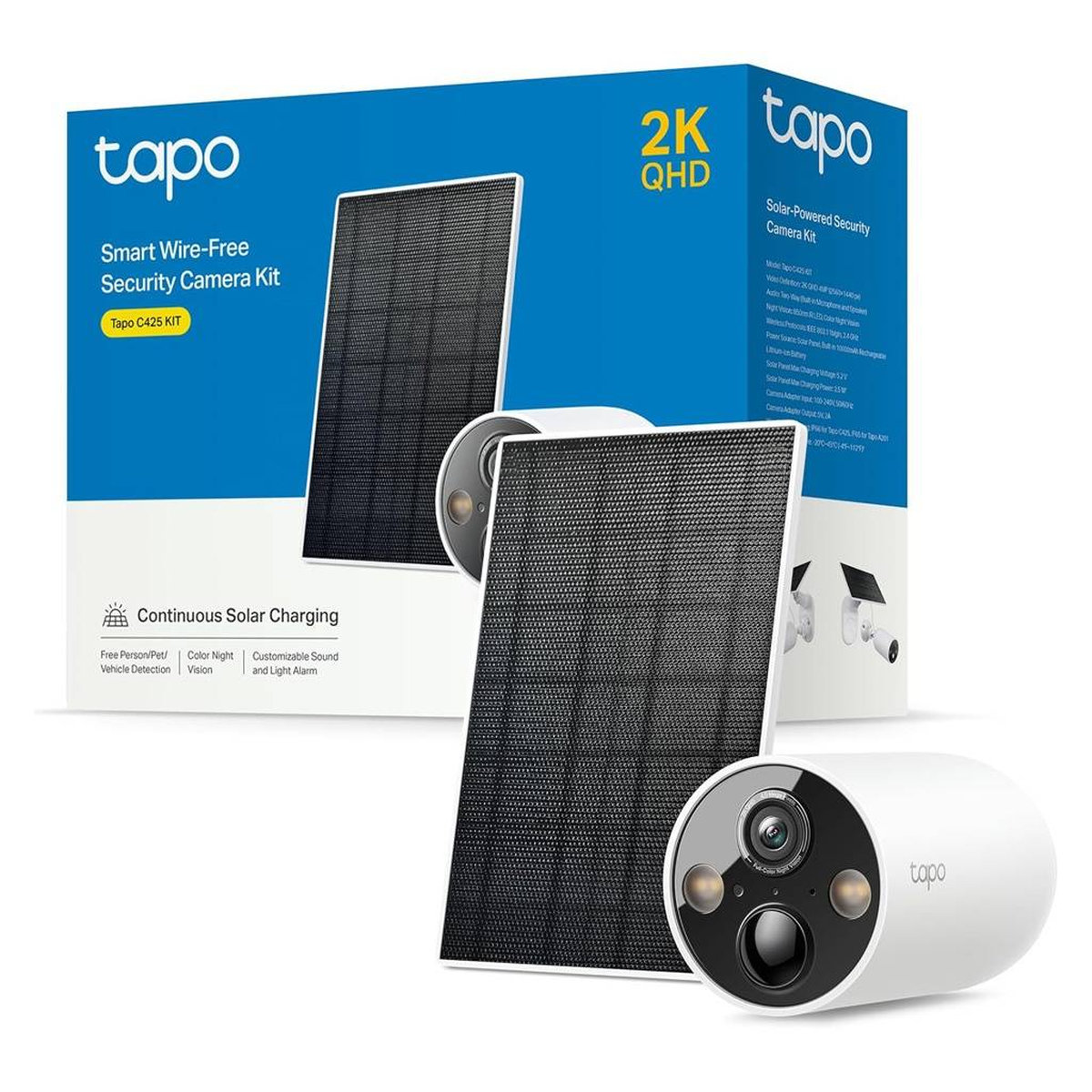 CAMARA IP TP-LINK TAPO C425 PANEL SOLAR