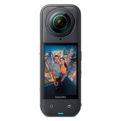 Cammara de Acción Insta360 X5 CINSAAHA 72MP WiFi Funda Protora - Negro