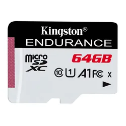 Tarjeta de Memoria Micro SD Kingston High Endurance 64GB C10 A1 - SDCE/64GB