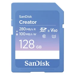 Tarjeta de memoria Micro SD SanDisk Creator de 128 GB y 280 MB - SDSDXEP-128G-GNCIS