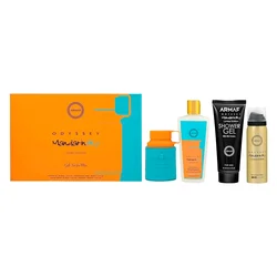 Armaf Odyssey Mandarin Sky Perfume Men's Eau De Parfum Kit 100ml Shower Gel Desodorante Shampoo