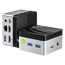 Mini PC GMKtec NucBox G5S Intel Celeron N5095 256GB 8GB RAM - Plata