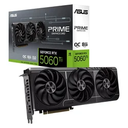 Tarjeta de vídeo Asus Prime NVIDIA GeForce RTX-5060Ti 8GB GDDR7 - PRIME-RTX5060TI-8G