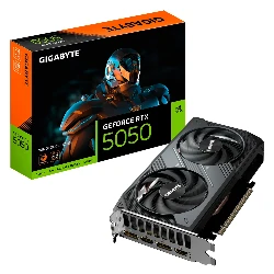 Tarjeta de vídeo NVIDIA GeForce RTX-5050 8 GB GDDR6 Gigabyte Windforce OC - GV-N5050WF2OC-8GD