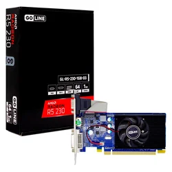 Tarjeta de Vídeo Goline R5-230 AMD Radeon R5 230 1GB DDR3 - GL-R5-230-1GB-D3 (1 Año de Garantía)
