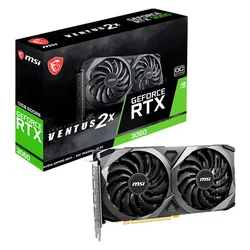 Placa de Video MSI Ventus 2X OC NVIDIA GeForce RTX-3060 12GB GDDR6 - 912-V397