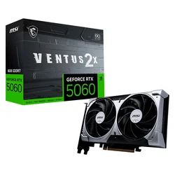 Tarjeta de vídeo MSI Ventus 2X OC NVIDIA GeForce RTX-5060 8GB GDDR7 - V537-033