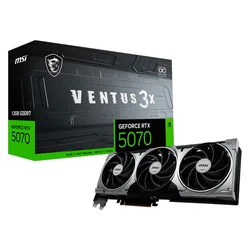Tarjeta de vídeo MSI Ventus 3X OC NVIDIA GeForce RTX-5070 12 GB GDDR7 - OC V532-007