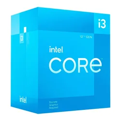 Procesador Intel Core i3-12100F Socket LGA 1700 4 Core 8 Hilos 3.3GHz y 4.3GHz Turbo Cache 12MB