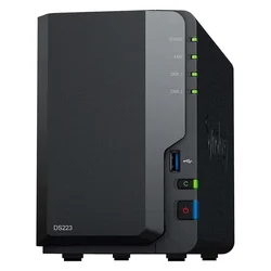 Servidor Nas Storage Synology DiskStation DS223 Realtek RTD1619B - Negro