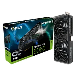 Tarjeta de vídeo Palit Infinity 2 OC NVIDIA GeForce RTX-5060 8GB GDDR7 - NE75060V19P1-GB2063L