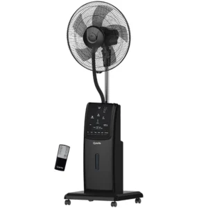 Ventilador repelente con humidificador Quanta QTVUAM1 127V ~ 60Hz - Negro