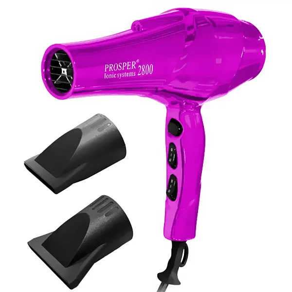 Secador de pelo Prosper Super Turbo P-2800 6000 vatios 110 V ~ 50 60 Hz - Rosa