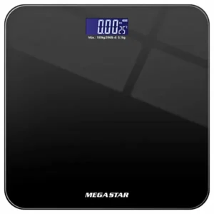 Báscula digital MegaStar CR3350N hasta 180 kg - Negro