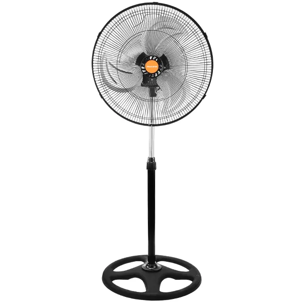 Ventilador MegaStar FAN1816A 18" 3 cuchillas 75 vatios 220 V ~ 50 60 Hz - Plata Negro