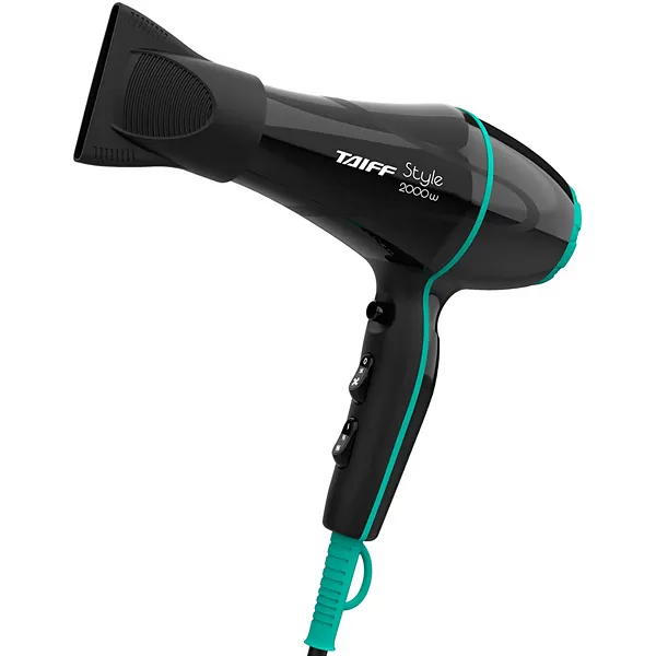 Secador de pelo Taiff Style SECU20 2000 vatios 127 V ~ 50 60 Hz - Negro Azul