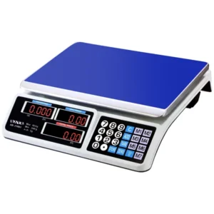 Báscula digital comercial satélite AB-21001 para hasta 40 kg - Blanco Azul