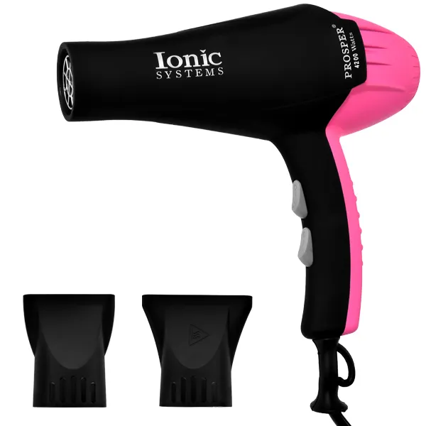 Secador de pelo Prosper P-6800 4.200 vatios 110 - 120 V ~ 50 60Hz - Negro Rosa