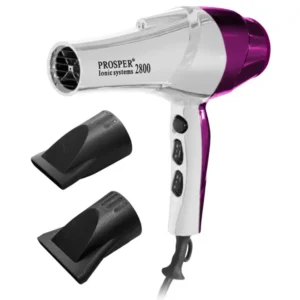 Secador de pelo Prosper Super Turbo P-2800 6000 vatios 110 V ~ 50 60 Hz - Rosa plata