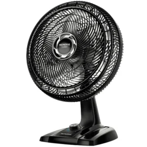Mondial Turbo Fan VT-40-NB 40 cm 6 cuchillas 140 vatios 127 V ~ 60 Hz - Negro Gris