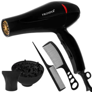Secador de pelo Prosper P-6601 2.800 vatios 110V ~ 60Hz - Negro Rojo