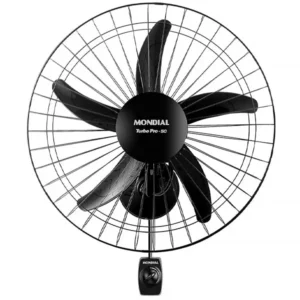 Ventilador Mondial Turbo Pro Pared NVP-PRO-50 5 cuchillas 150 vatios 220 V ~ 50 60 Hz - Negro