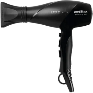 Secador de pelo Britannia BSC2000 2000 vatios 127 V ~ 60 Hz - Negro