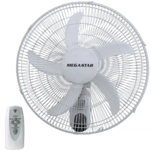 Ventilador de pared MegaStar FAN1820P 18" 5 cuchillas 75 vatios 220 V ~ 50 60 Hz - Blanco