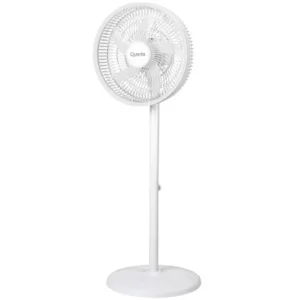 Ventilador Bivolt recargable Quanta QTVR140 2 en 1 14" 5 cuchillas 17 vatios - Blanco