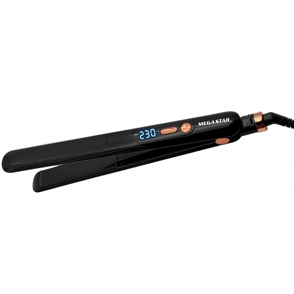MegaStar Hair Iron GWB618N 230 °C bivoltio - Negro