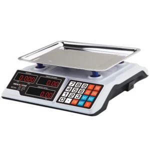 Báscula digital comercial Megastar BC205 para hasta 40 kg Bivolt - Blanco Negro