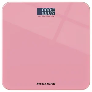 Báscula digital MegaStar CR3350P hasta 180 kg - Rosa