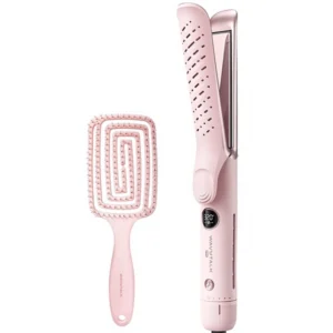 Wavytalk A12 Whirlwind Pro Airflow Styler 220°C Plancha de pelo bivolt - Rosa