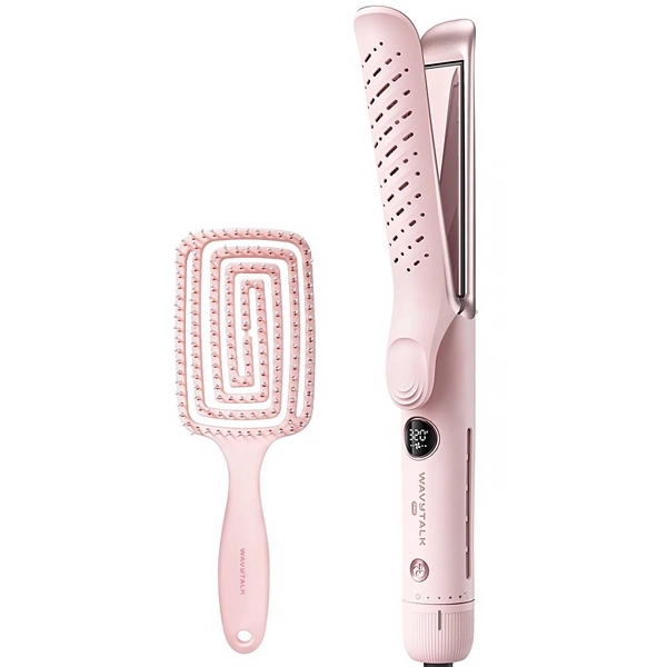 Wavytalk A12 Whirlwind Pro Airflow Styler 220°C Plancha de pelo bivolt - Rosa