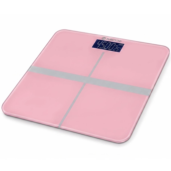 Báscula digital MOX MO-B181 hasta 180 kg - Gris rosa