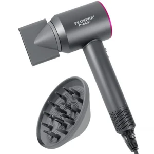 Secador de pelo Prosper P-6607 8.500 vatios 110 - 120 V ~ 60 Hz - Rosa Gris