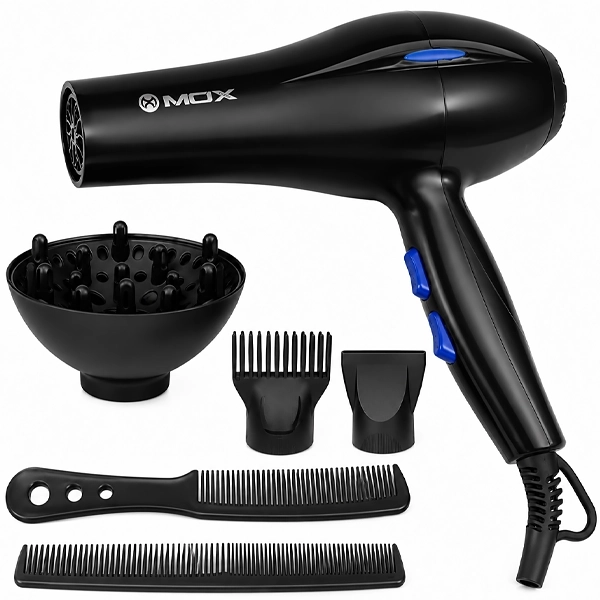 Secador de pelo MOX MO-HD4001 4000 vatios 110 V ~ 60 Hz - Negro