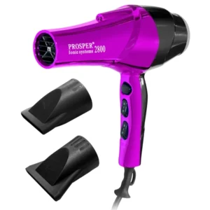 Secador de pelo Prosper Super Turbo P-2800 6.000 vatios 110 V ~ 50 60 Hz - Negro Rosa