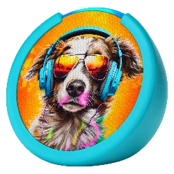 Amazon Echo Pop Kids Anthro Pup Alexa 1ª Generación 2023 - Azul