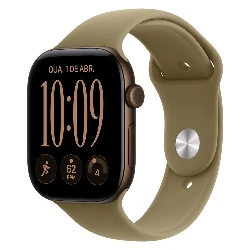 Apple Watch Series 12 MJEU4LS/A Caja Aluminio 46mm Bronce Oscuro - Desportiva Oliva M/L