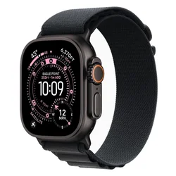 Apple Watch Ultra 3 MF0Q4LW/A GPS Teléfono celular Caja Titanio Negro 49 mm - Loop Alpine Negro